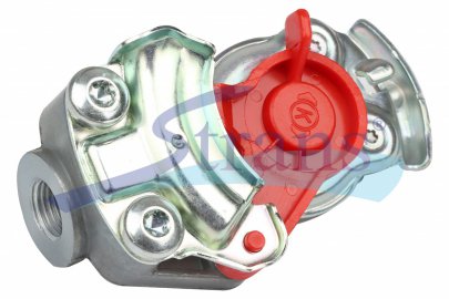 p-chan  Зєднувач Пневматичний M16*1.5Mm Червоний Без Клапана (Груша